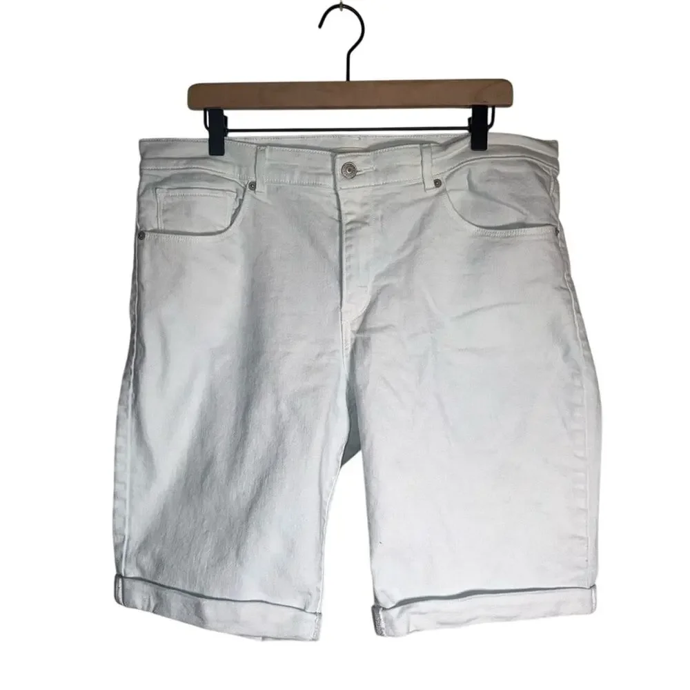 LEVIS Denim Long Line Classic Bermuda Shorts 33